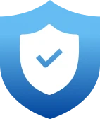 Protection shield and checkmark illustration